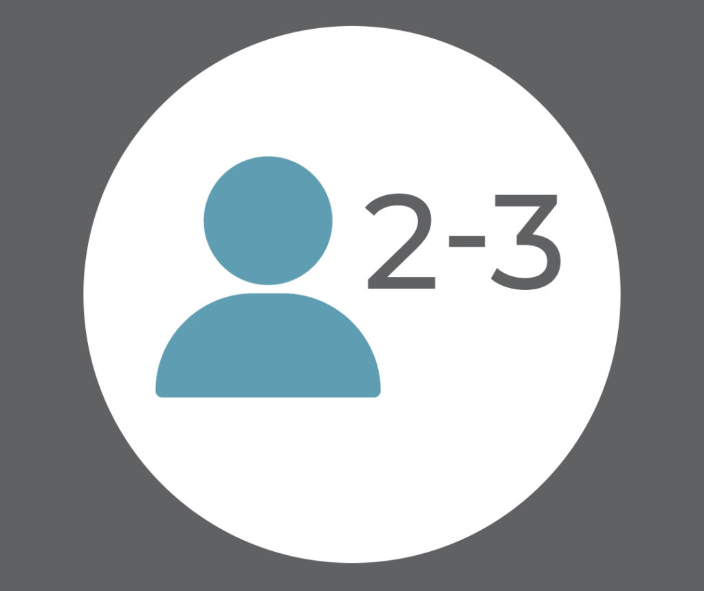 2 to 3 People